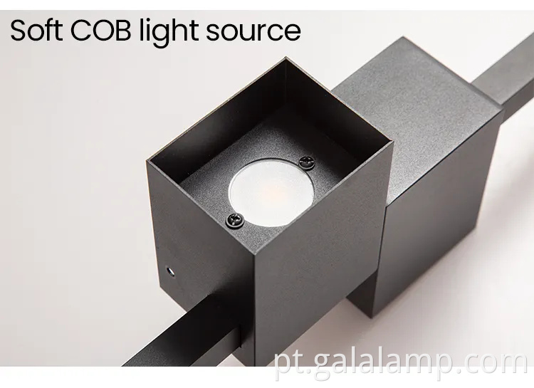 Lâmpada de parede de tira minimalista, lâmpada de parede de fundo, lâmpada de corredor nórdico